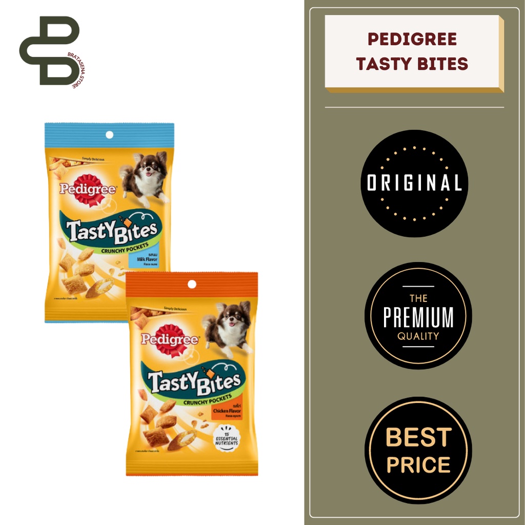 PEDIGREE TASTY BITES 60GR // SNACK ANJING