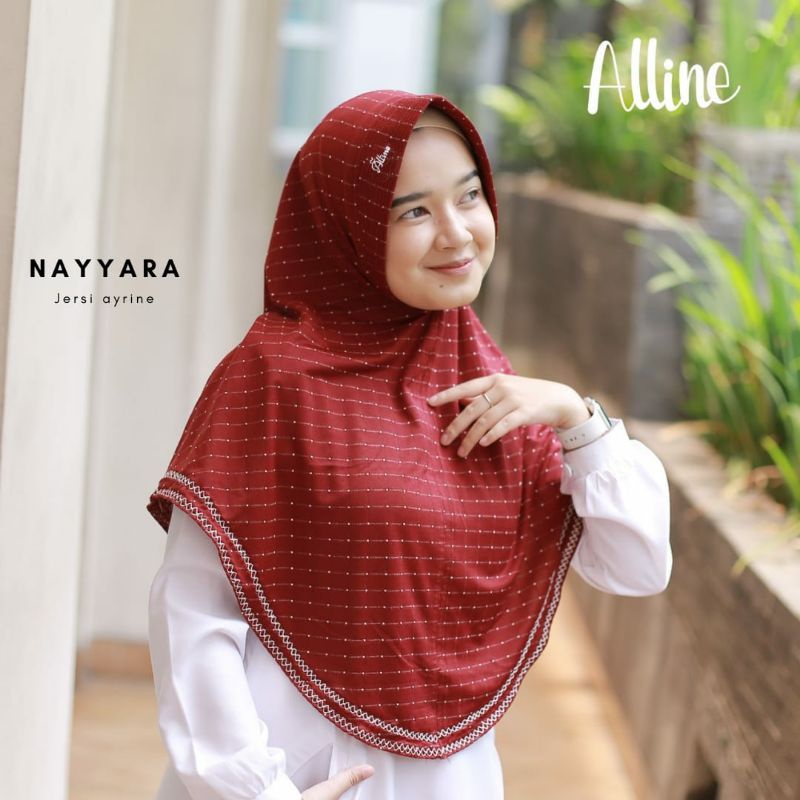 HIJAB INSTAN NAYYARA/NAUREEN ORIGINAL ALLINE (NAEL) HIJAB