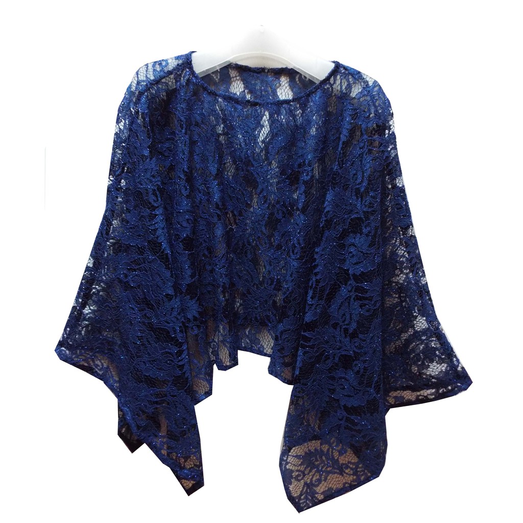 Cape Brukat Blouse Batwing Bestseller