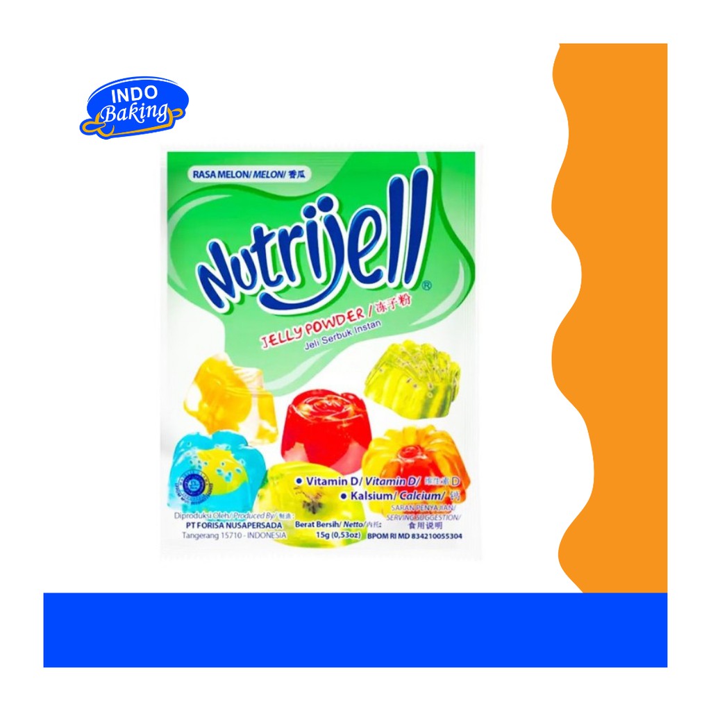 

Nutrijell Melon Jelly Powder 30gr Serbuk Jeli Instan Melon