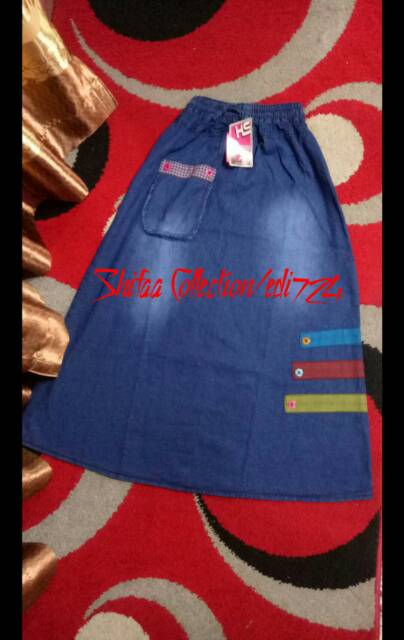 Rok Jeans Anak Tanggung Umur ± 10 - 13 Tahun