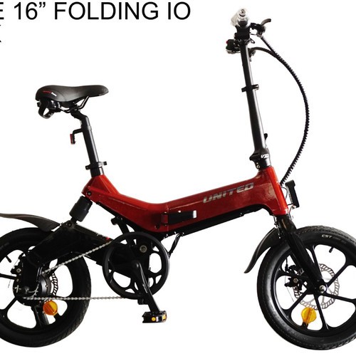 16" United EBike IO magnesium frame rear susension