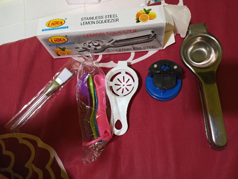 Sendok Takar Ukur Timbangan Kue Bumbu Bubuk Susu 1 Set 5 Pcs