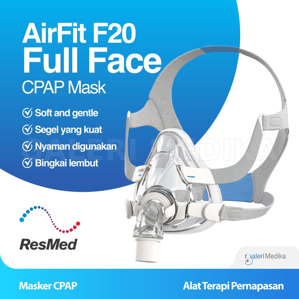 ResMed AirFit F20 Full Face CPAP Mask