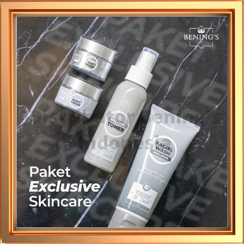 Paket Exclusive Bening’s Indonesia Bening Skincare – Bikin Noda Flek pudar dalam 2-3 Minggu