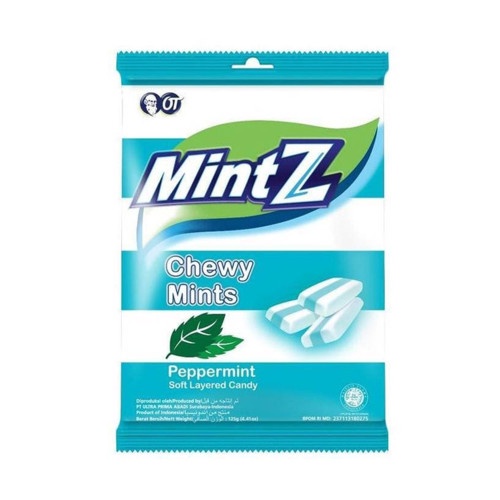 PERMEN MINTZ SOFT CANDY PEPPERMINT(BIRU)