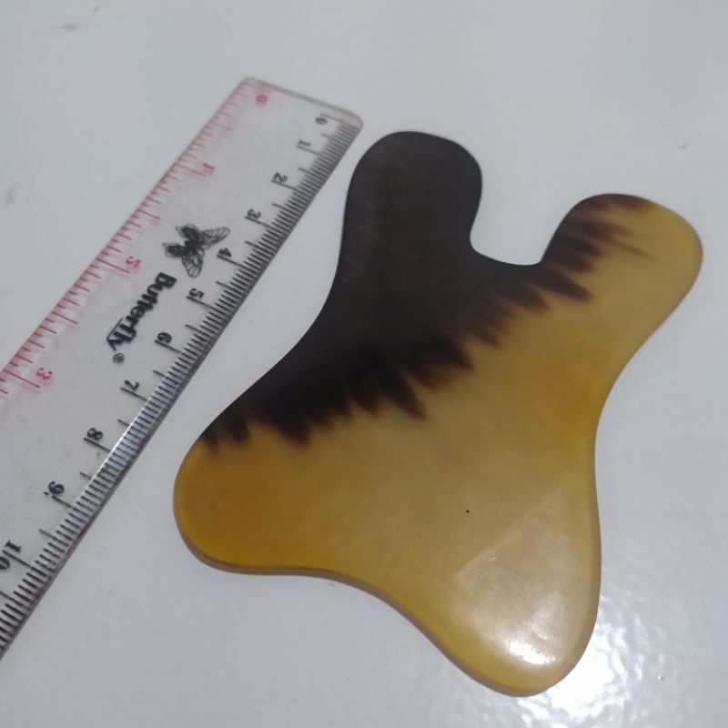 alat pijat guasa tanduk / kerokan tanduk bentuk gitar