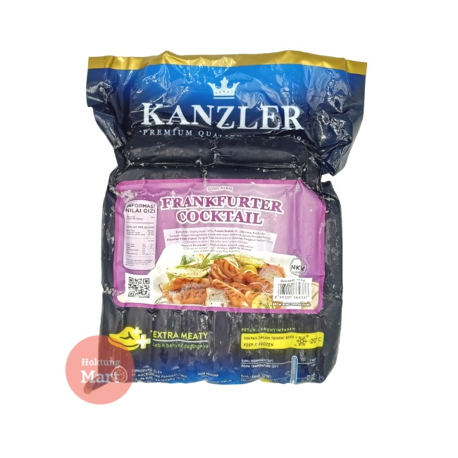 

Kanzler Sosis Frankfurter Cocktail 500gr