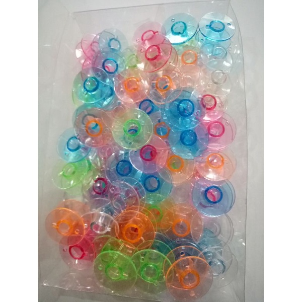 Spool plastik mesin jahit kecil(biasa) 100pcs