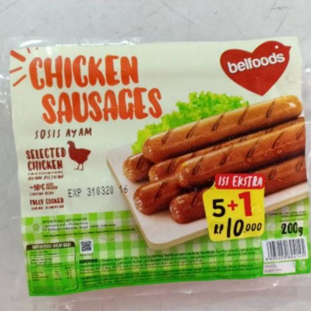 

Belfoods favorite sosis ayam 200gr chicken sausage
