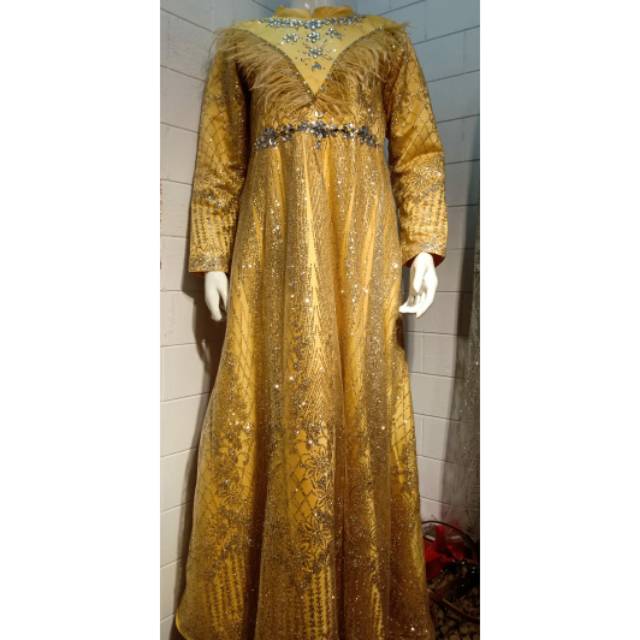 Gaun pesta muslim/dress pesta muslim/gamis pesta/gaun lamaran/gamis nikahan