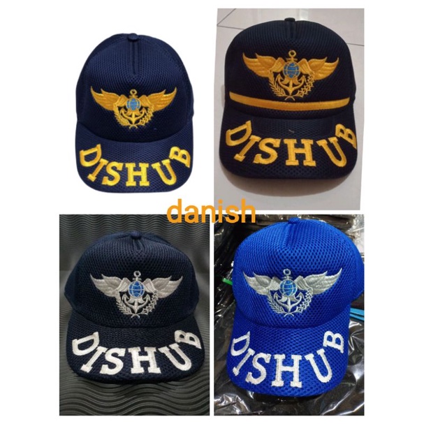 topi jaring dishub logo wing