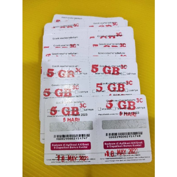 VOUCHER AXIS MINI 5GB 5HARI SUMATERA