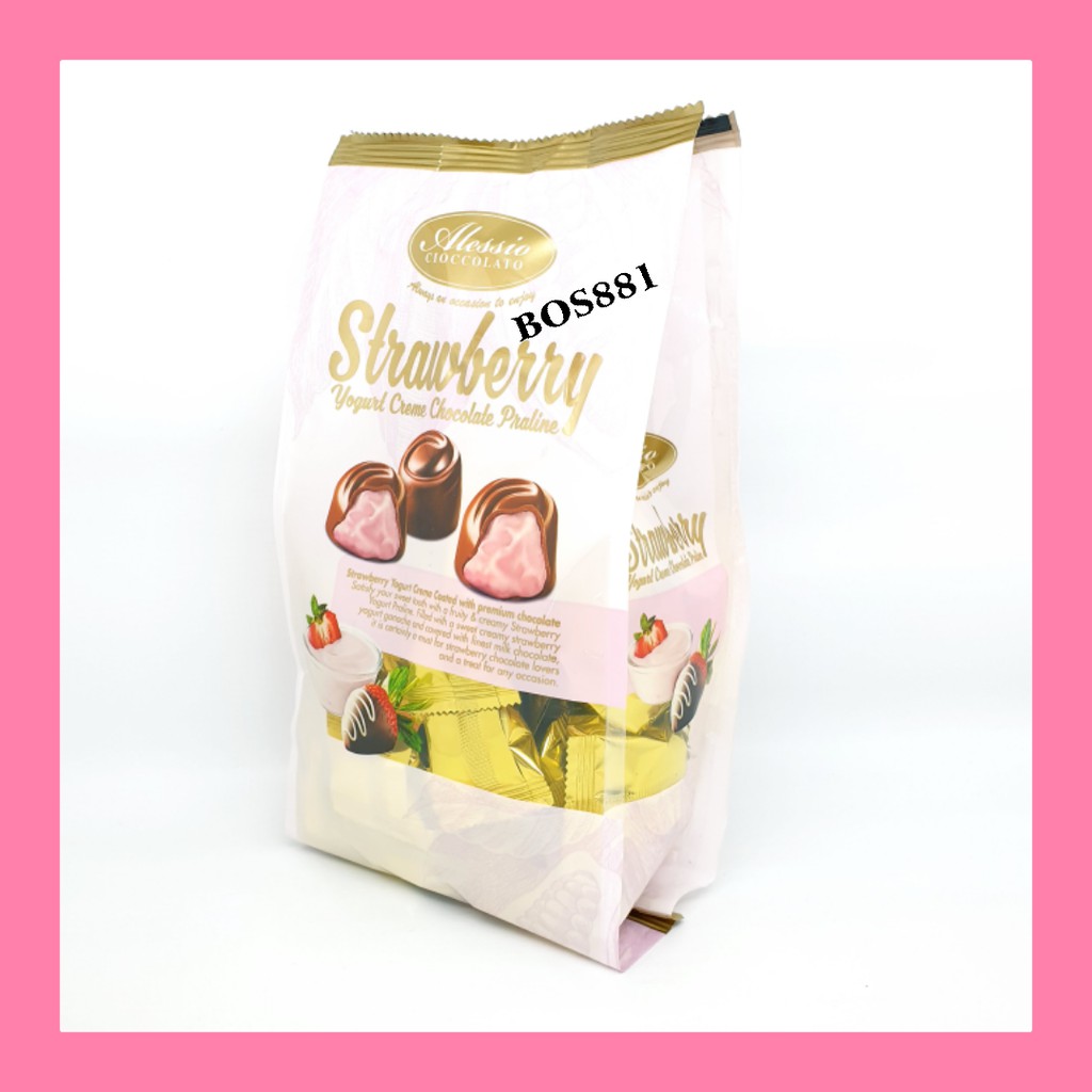 

Strawberry Yogurt Chocolate Creme Praline 200g