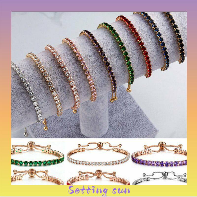 Gelang  Serut Titanium Rantai Adjustable Bracelet Perhiasan Wanita TN