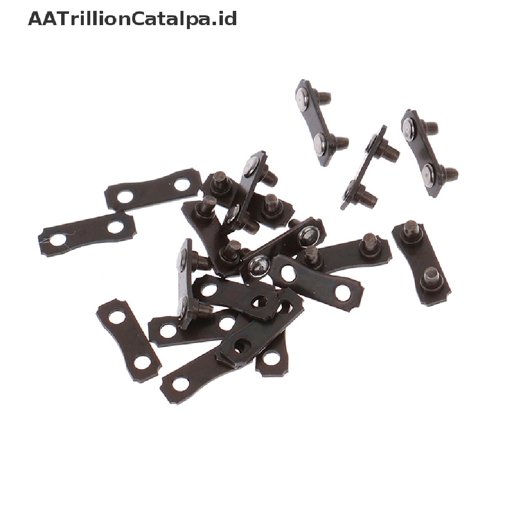 Aatrillioncatalpa 10 Set Sambungan Rantai Gergaji Mesin Pengganti