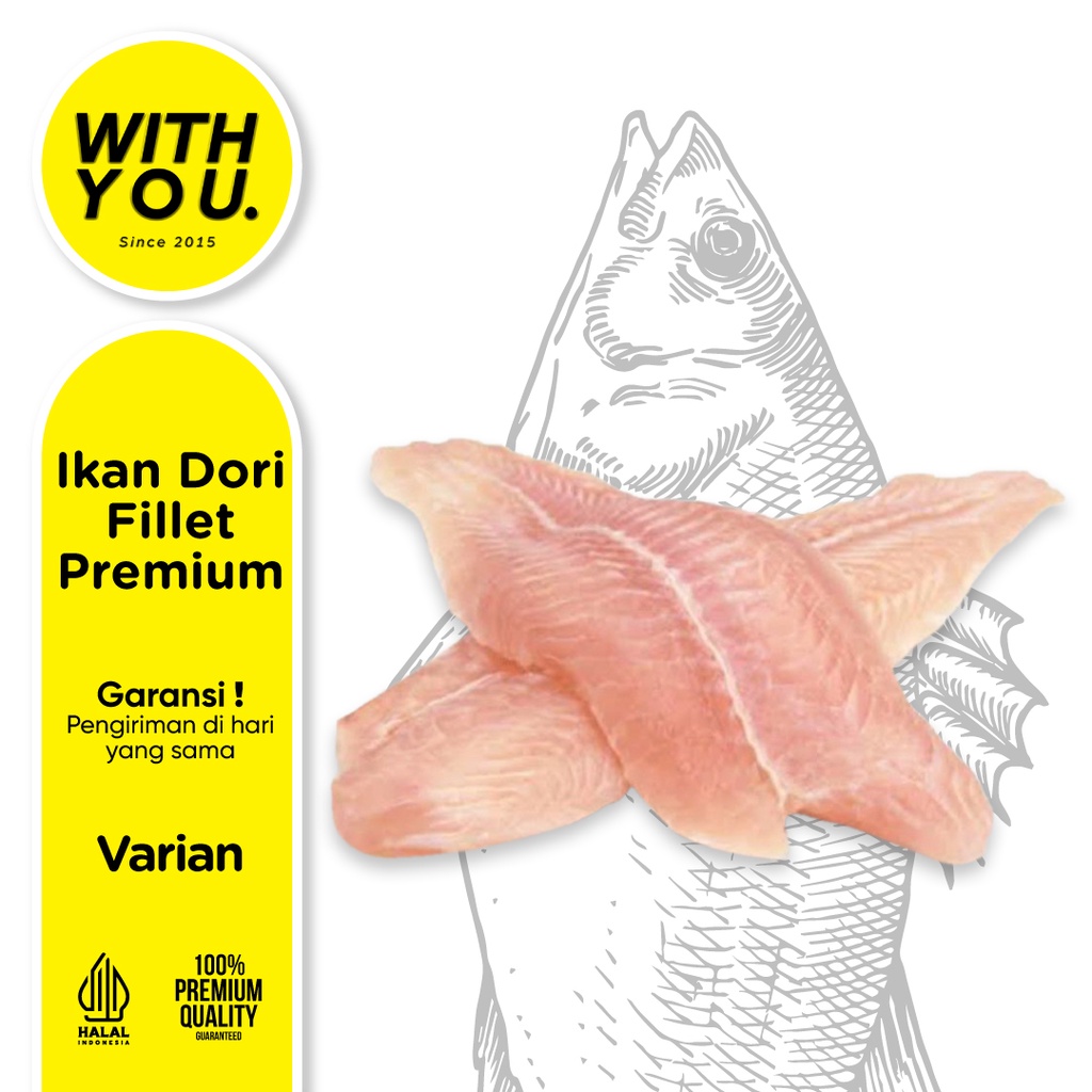 

Dory Fish Fillet Premium Ikan Dori Filet Patin Pangasius 1kg