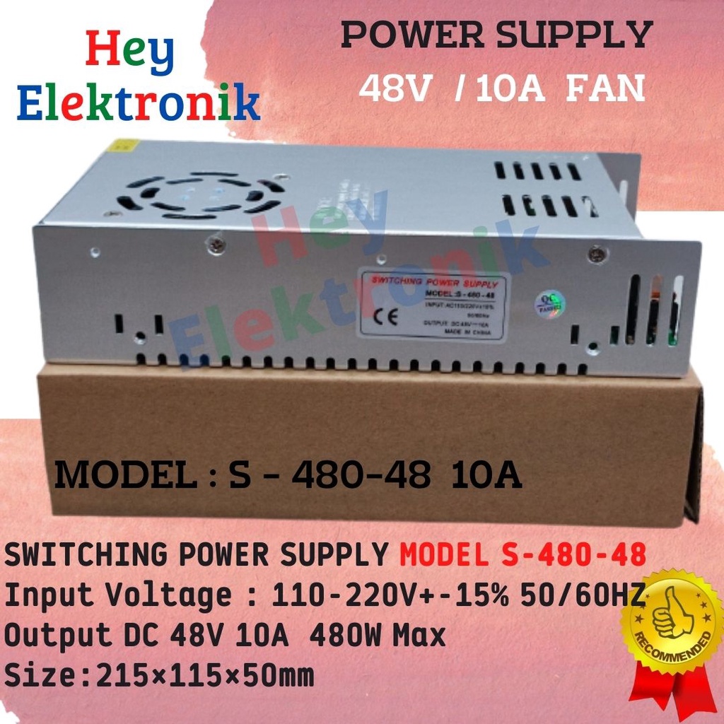 POWER SUPPLY SWITCHING POWER FAN 48V - 5A 10A 20A 30A 40A