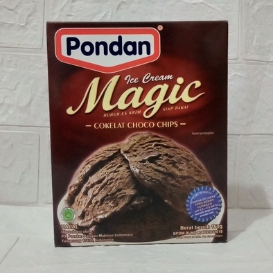 

PONDAN ICE CREAM MAGIC COKLAT CHOCO CHIPS 160GR