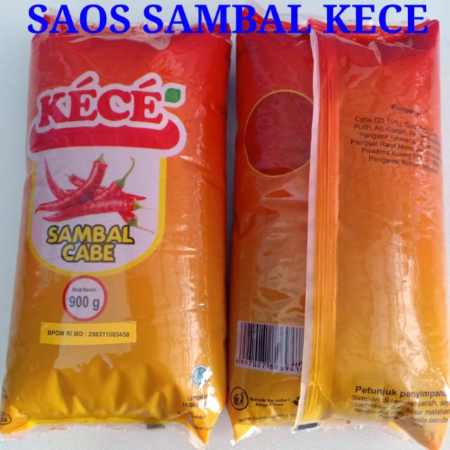 

SAOS SAMBAL KECE 900gr