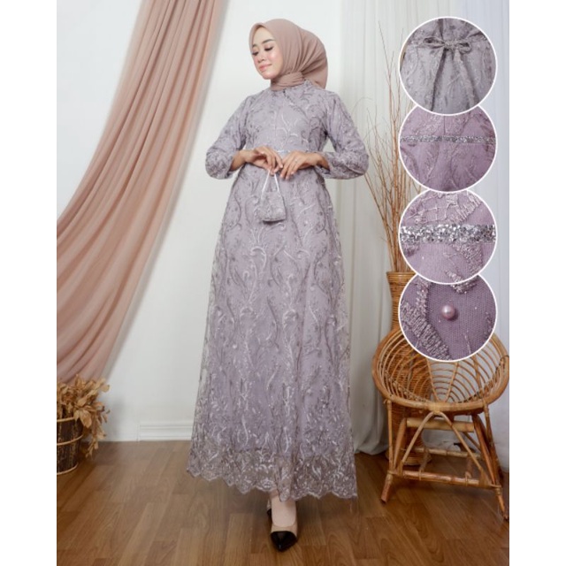 Gamis Tille Namira Busui / Baju Wisuda Kebaya Modern Dress / Kebaya Modern Muslim / Kebaya / Gamis Kebaya / Busui