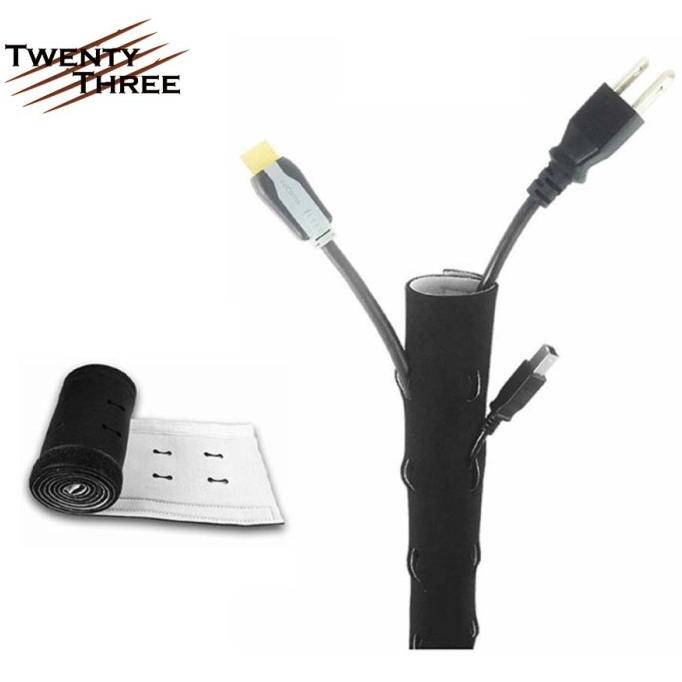 

Ready Pembungkus Kabel Velcro Perapih Kabel Cable Manajemen Wire Sleeve Berkualitas