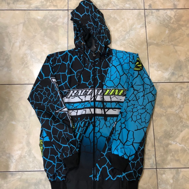 JAKET PARASUT RACING LINE