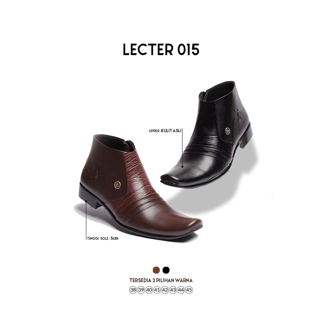 Sepatu Pantofel / Sepatu Formal / Sepatu Kantor / Sepatu Boots / Sepatu Kulit Asli Pria Dewasa Keren