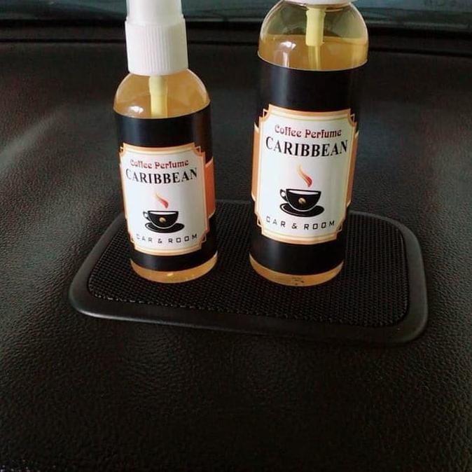 [BAYAR DI TEMPAT] PARFUM MOBIL AROMA KOPI ASLI WANGI MEWAH Caribbean Coffee 65ml {BERKUALITAS Kode