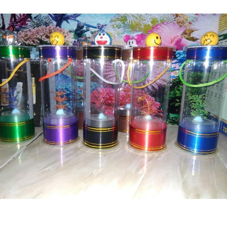 >84731< AQUARIUM MINI LED/ AQUARIUM MIKA/ AQUARIUM/ IKAN CUPANG/ TEMPAT IKAN GUPPY/ MAINAN ANAK