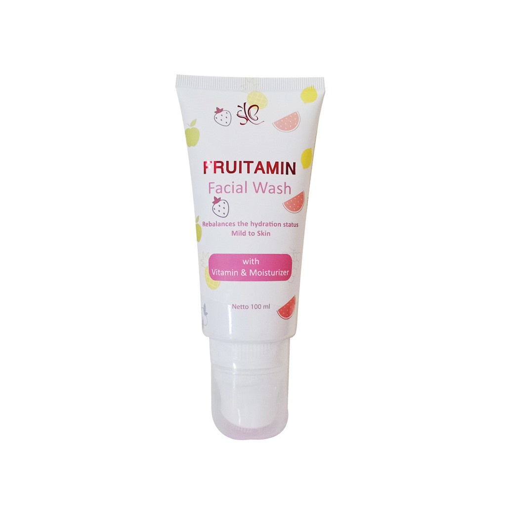 SYB Fruitamin Facial Wash Face Wash Pembersih Wajah (BPOM) (Valensia)