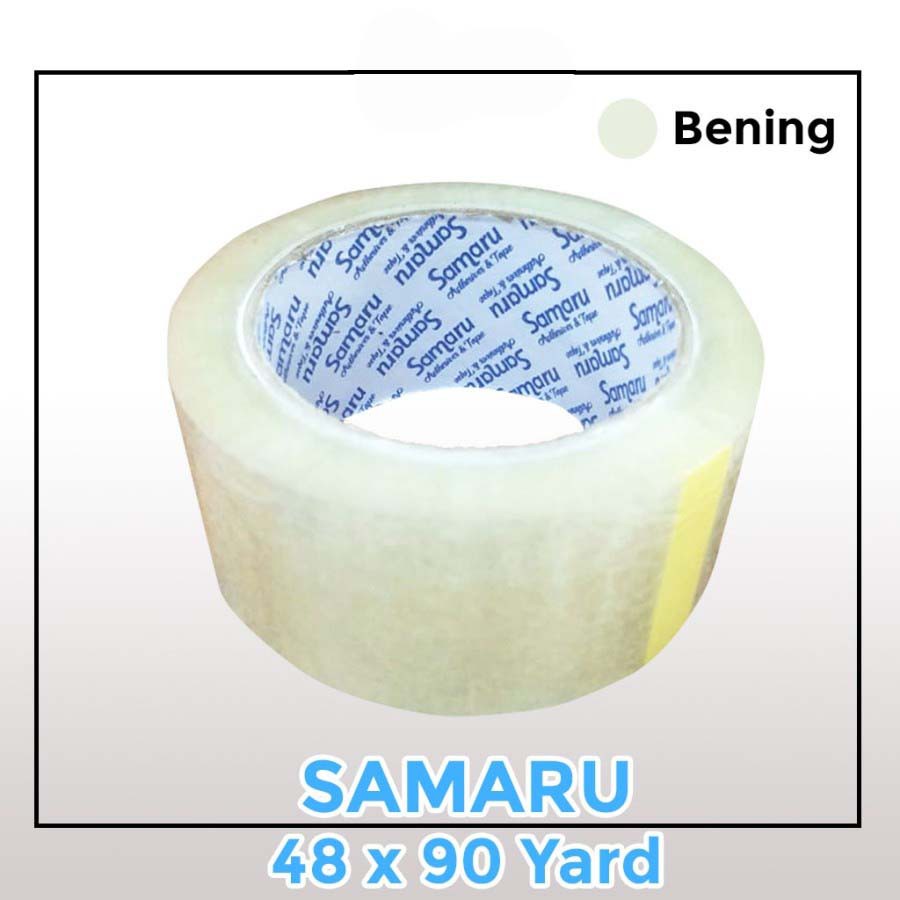 

Lakban Samaru Bening 48x90 Yard Lakban Packing Samaru Tape