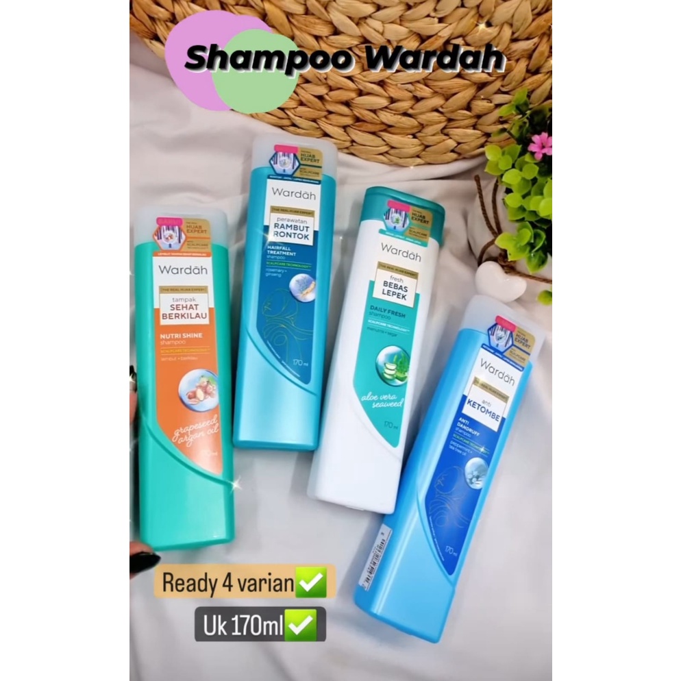 WARDAH SHAMPOO HIJAB EXPERT 170ML PERAWATAN RAMBUT KEPALA KOSMETIK