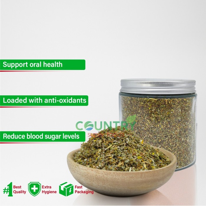 

COD Dried Sage Herbs | Rempah Sage Kering | 120gr - Jar