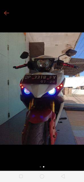INNER CUSTOM MX KING 150 DADA VARIASI LED LAMPU SENJA PNP