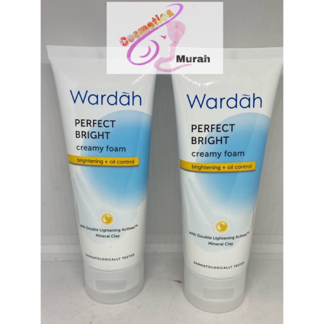 COSMETICAMURAH - WARDAH PERFECT BRIGHT SERIES - CREAMY FOAM MOISTURIZER BERRY SERUM MICELLAR WATER