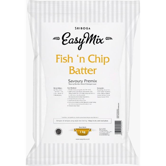 

SRIBOGA FISH N CHIP BATTER/ TEPUNG 1KG