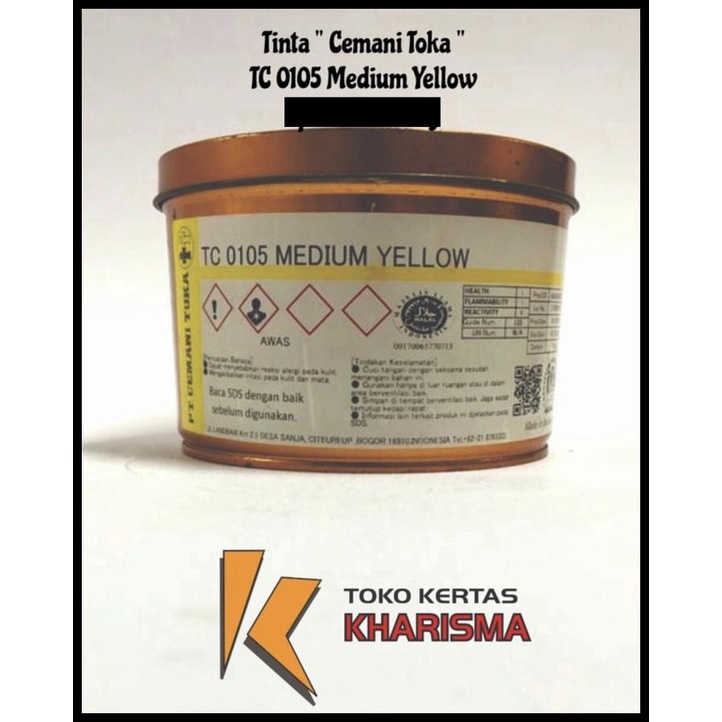 

Caramel | Tinta Cetak , Cemani Toka , Tc 0105 Medium Yellow
