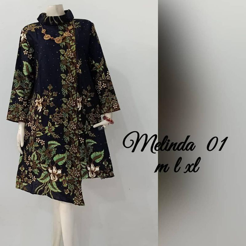 TUNIK BATIK TERBARU ATASAN WANITA BATIK BAJU WANITA TERBARU 2022