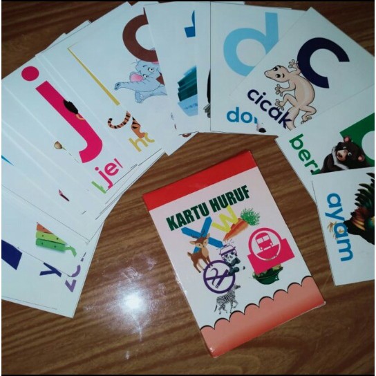 Kartu Pintar Anak Huruf Abjad Alphabet