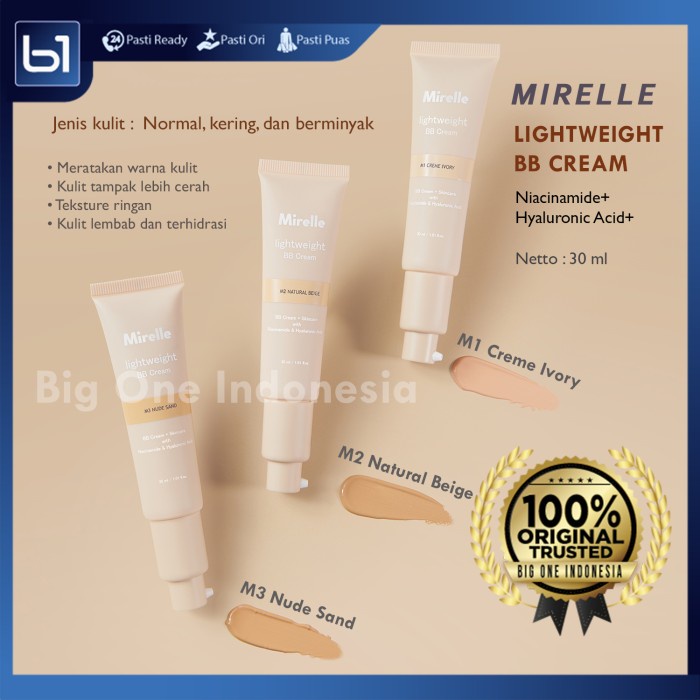 Jual Mirelle Lightweight Bb Cream Ml Bb Cream Skincare Alas