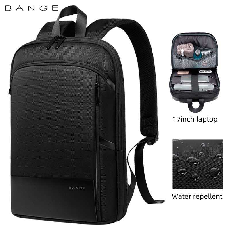 Tas Bange BG77115 Plus Bag Slim Backpack Pria Ransel Laptop 17&quot; Inch