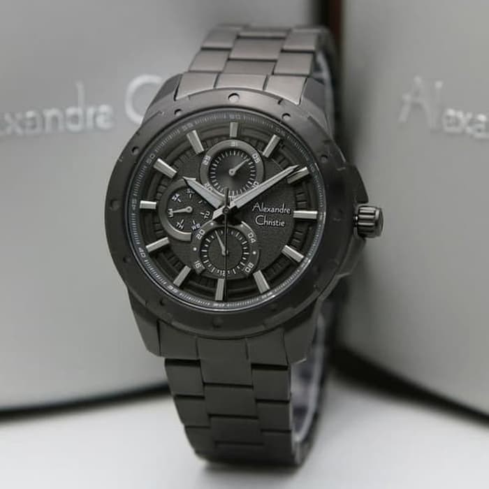 Alexandre Christie Ac 6538 Black Pria Original