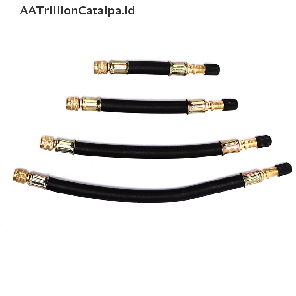 Aatrillioncatalpa 1pc Selang Extension Pompa Ban Sepeda Bahan Karet