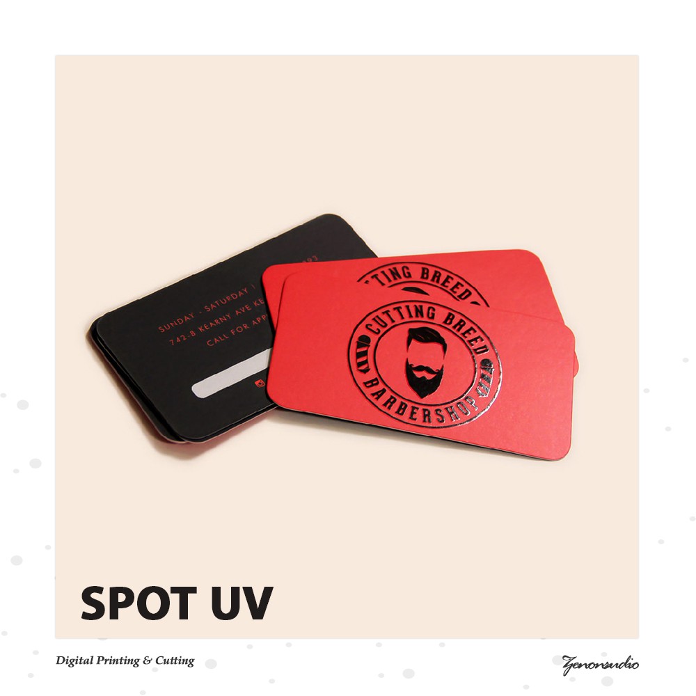 

Cetak Kartu Nama Spot UV 1 sisi Matte/Doff