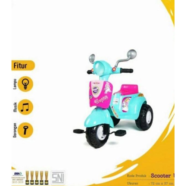 Mainan Sepeda Anak 609 Scooter Mainan Anak