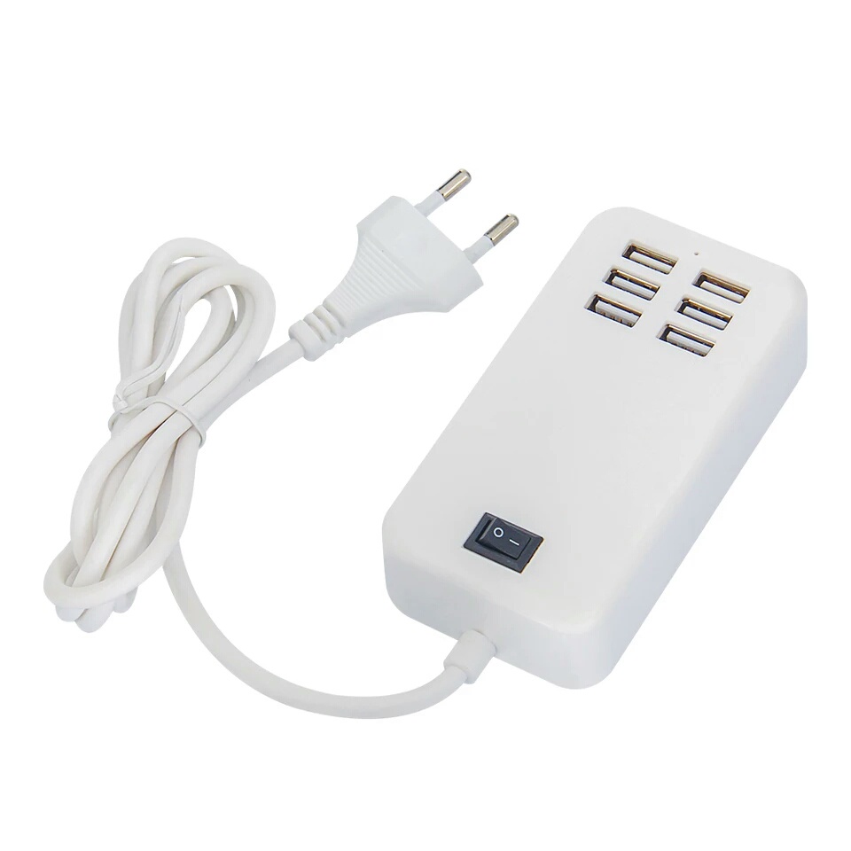 Adaptor USB Charger 6 Port / Charger USB 6 Port / Travel Usb