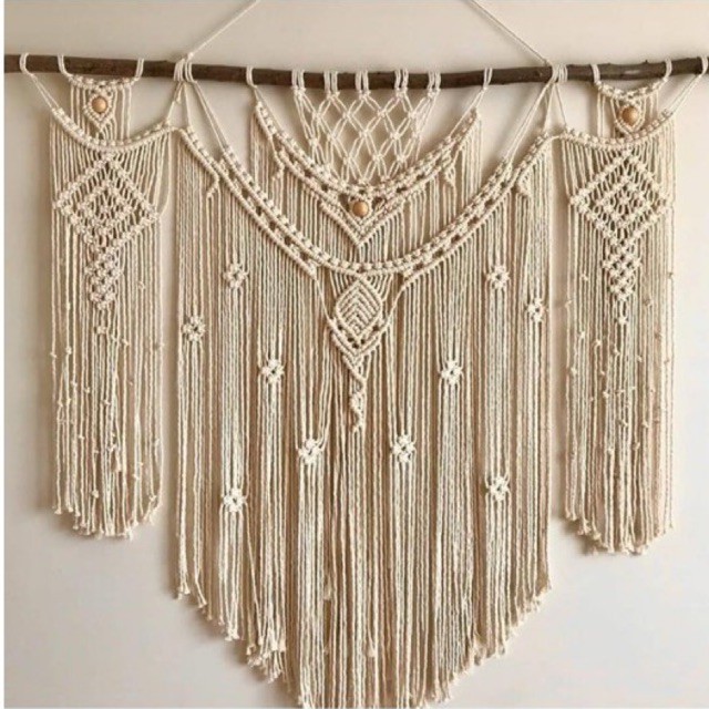 macrame hiasan dinding kode led2