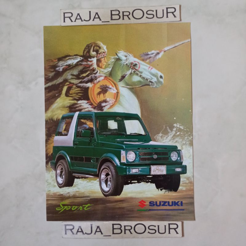 Poster brosur katalog flyer jadul lawas Suzuki Katana Country Sport 1994
