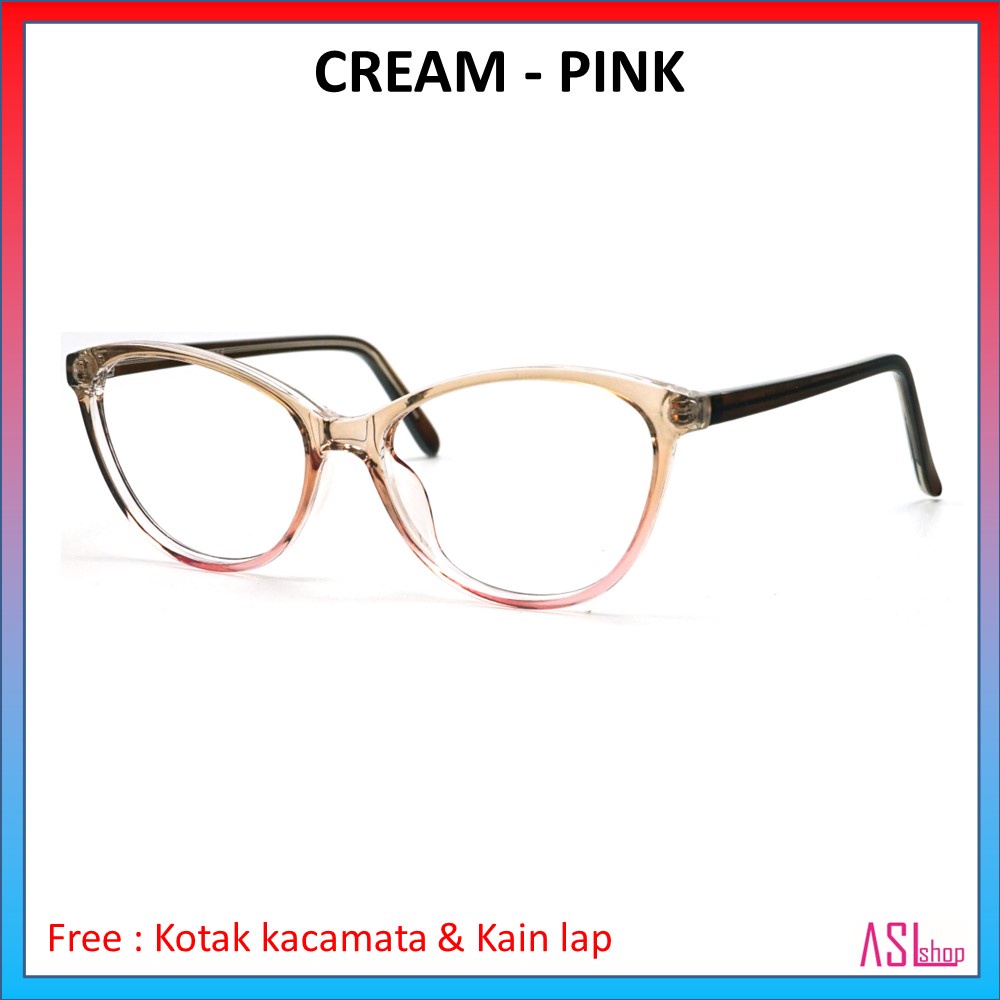 FRAME KACAMATA MINUS (ID 1056) + LENSA BLUERAY DAN PHOTOCROMIC